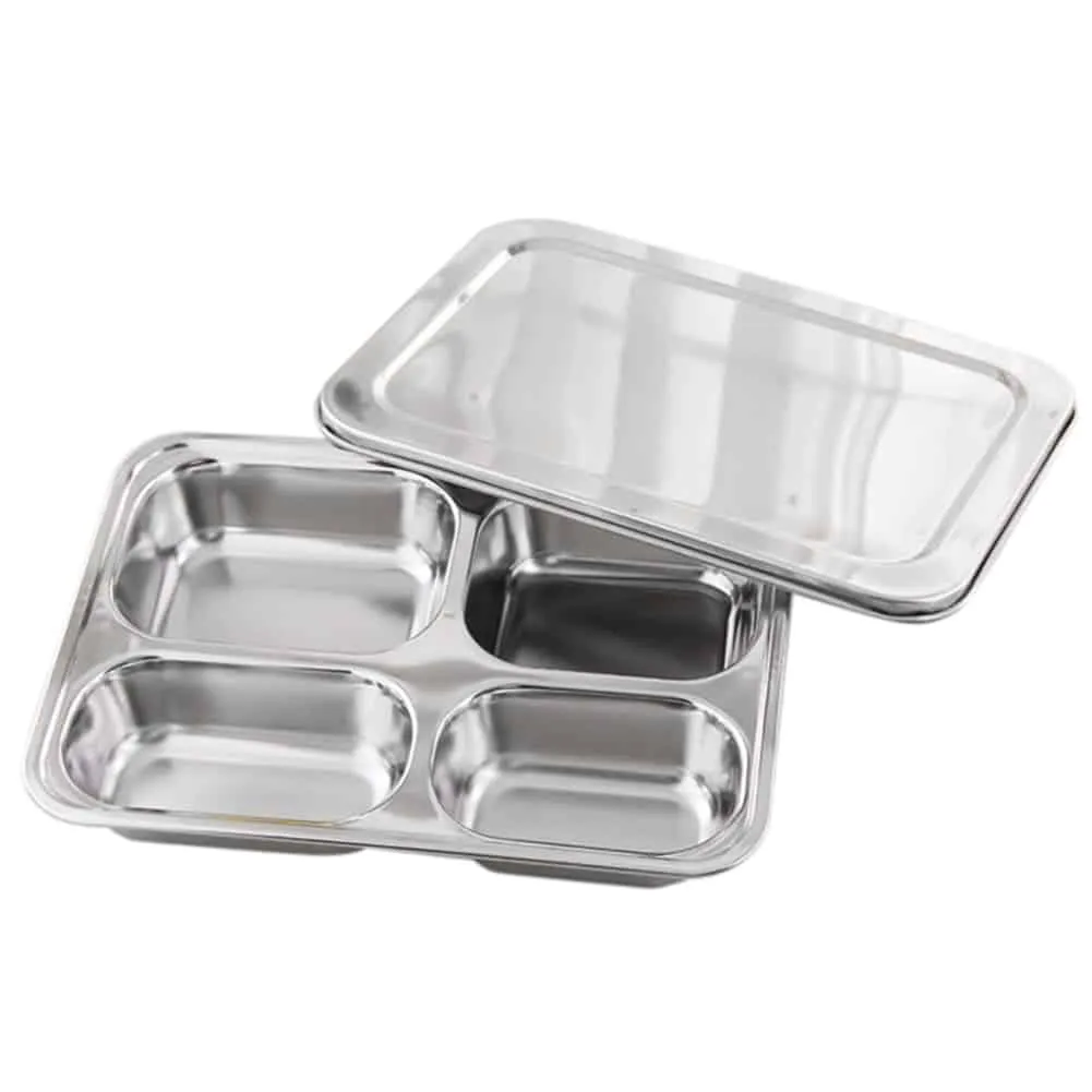 5 Compartments Stainless Steel Lunch Box