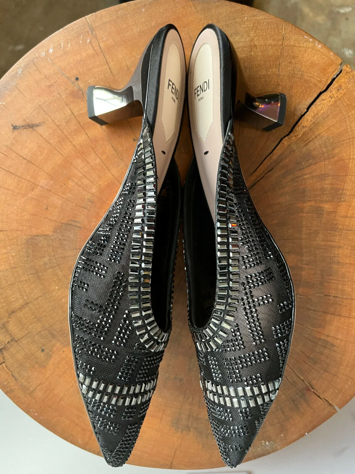 COLIBRI RHINESTONE MULE