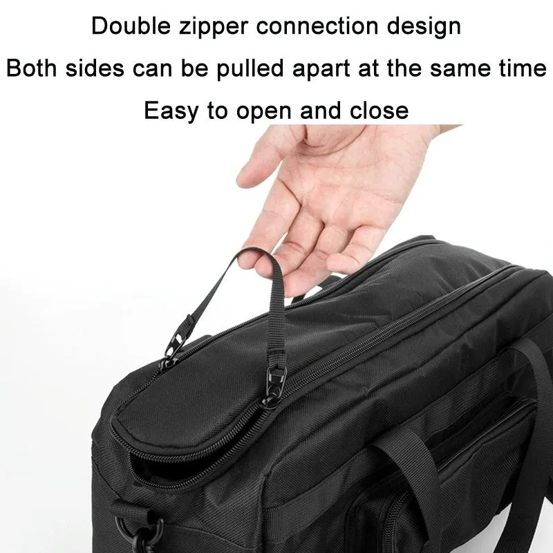 Double Zipper Speaker Storage Bag for Jbl Xtreme - Adjustable Black