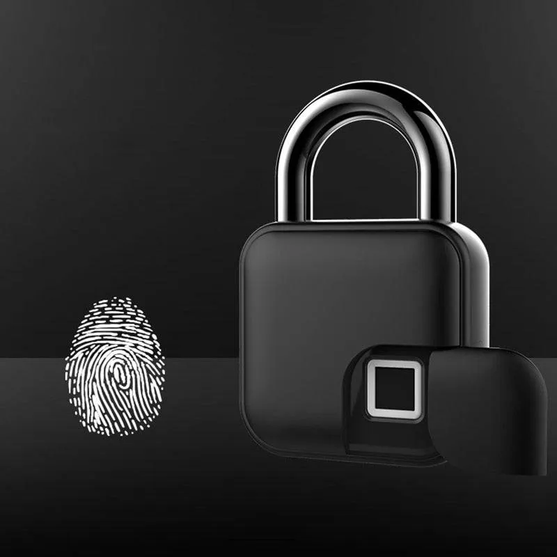 Fingerprint Padlock Bluetooth Waterproof Smart Padlock  Anti-Theft