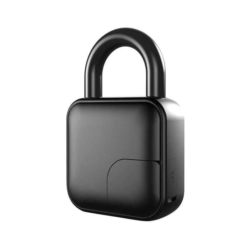 Fingerprint Padlock Bluetooth Waterproof Smart Padlock  Anti-Theft