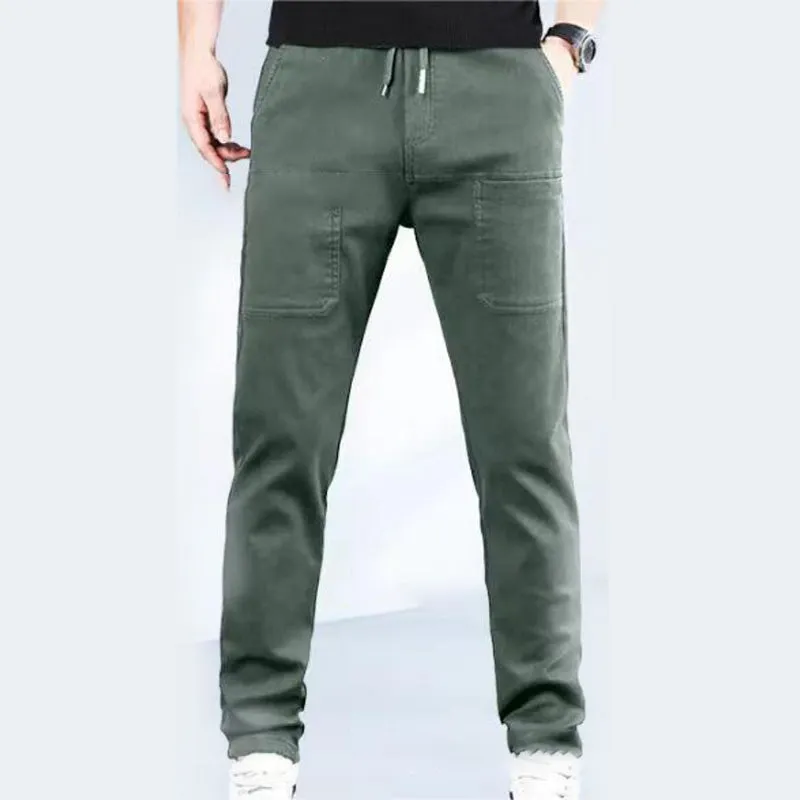 Heren Casual Medium & Lange Multi-Pocket Broek
