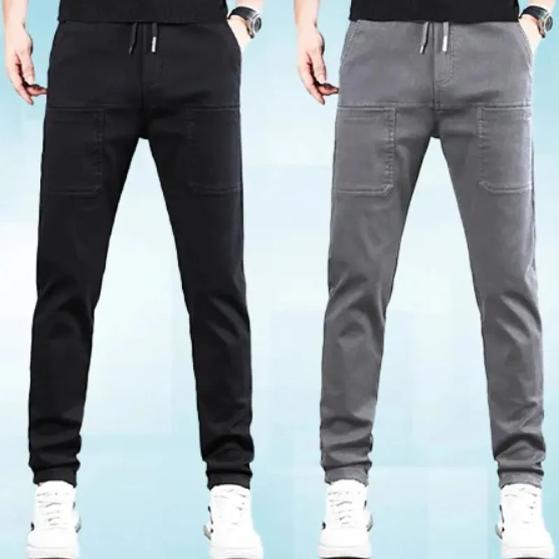 Heren Casual Medium & Lange Multi-Pocket Broek