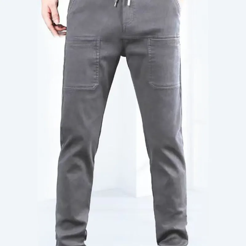Heren Casual Medium & Lange Multi-Pocket Broek