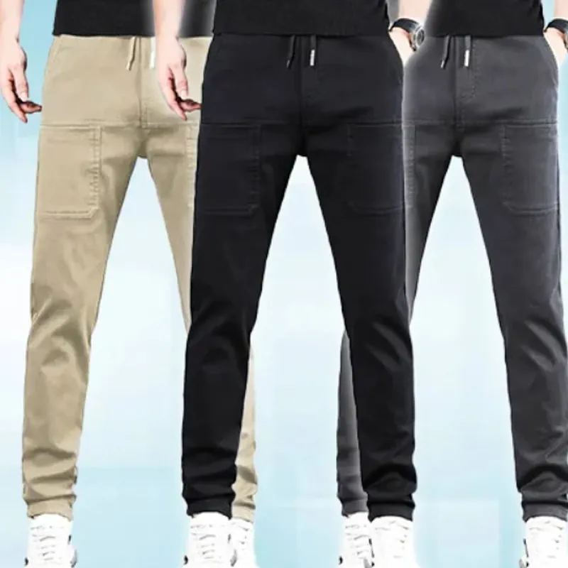 Heren Casual Medium & Lange Multi-Pocket Broek