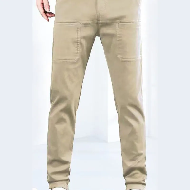 Heren Casual Medium & Lange Multi-Pocket Broek