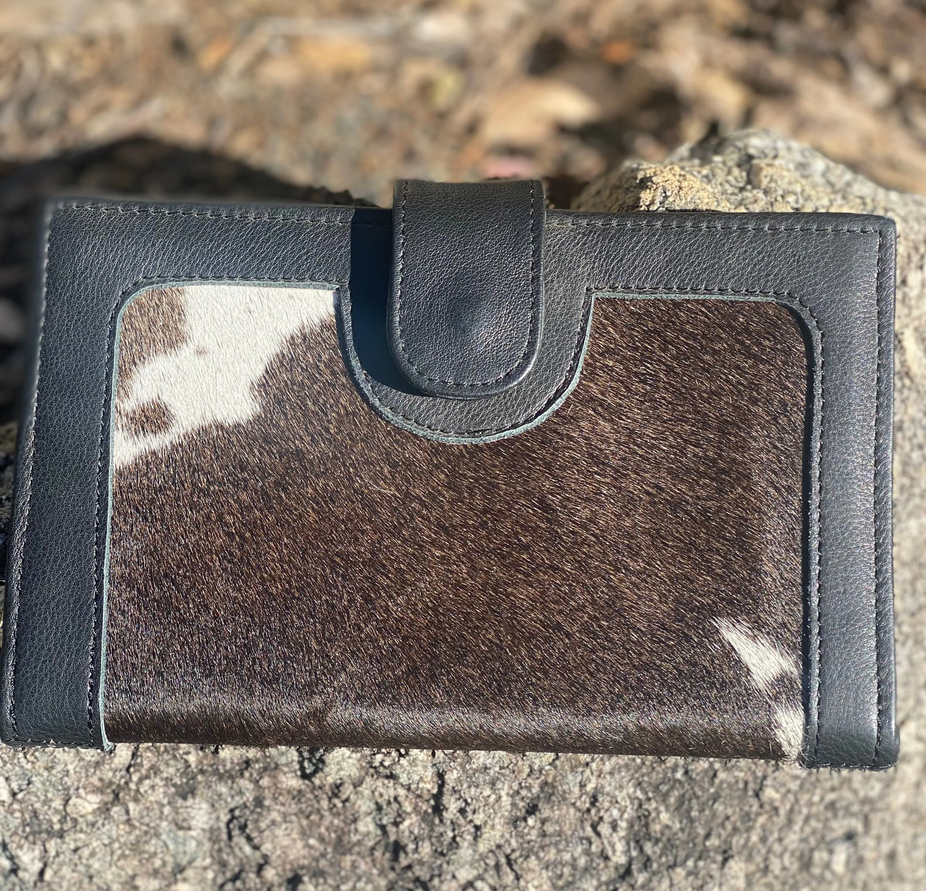 Large Ladies Cowhide Wallet  Los Angeles (L70014)