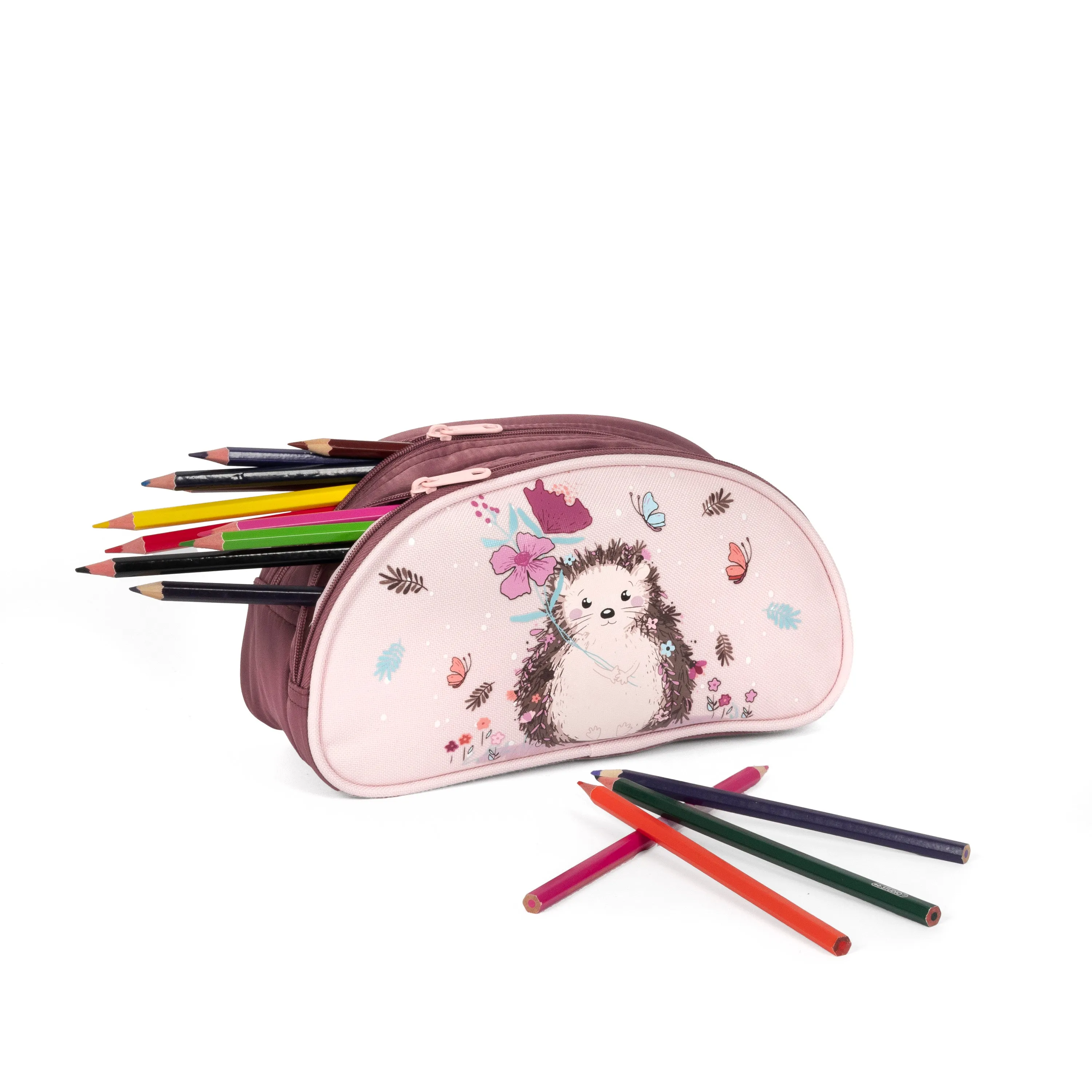 LOUIS GARNEAU | HEDGEHOG 2 COMPARTMENTS PENCIL CASE