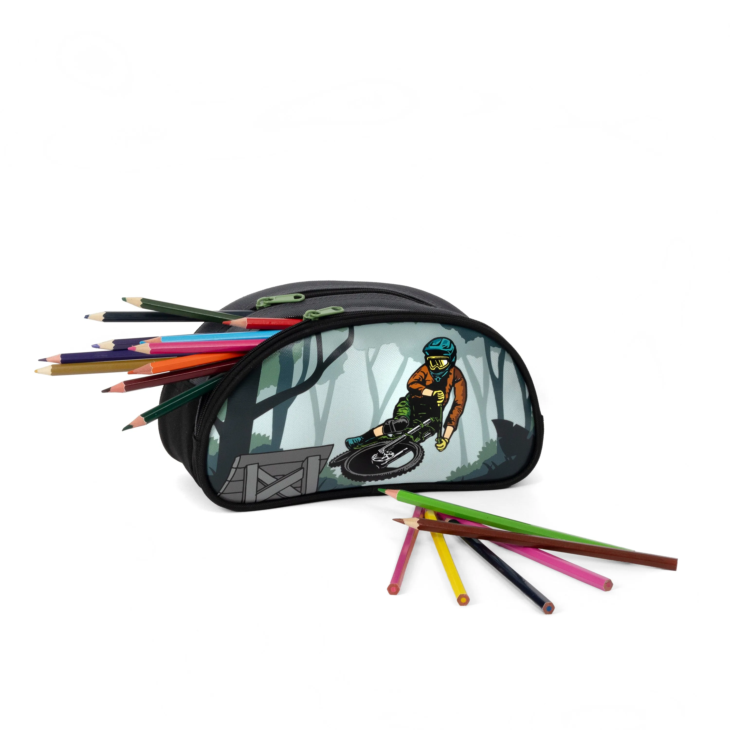 LOUIS GARNEAU | MOUNTAIN BIKE 2 COMPARTMENTS PENCIL CASE