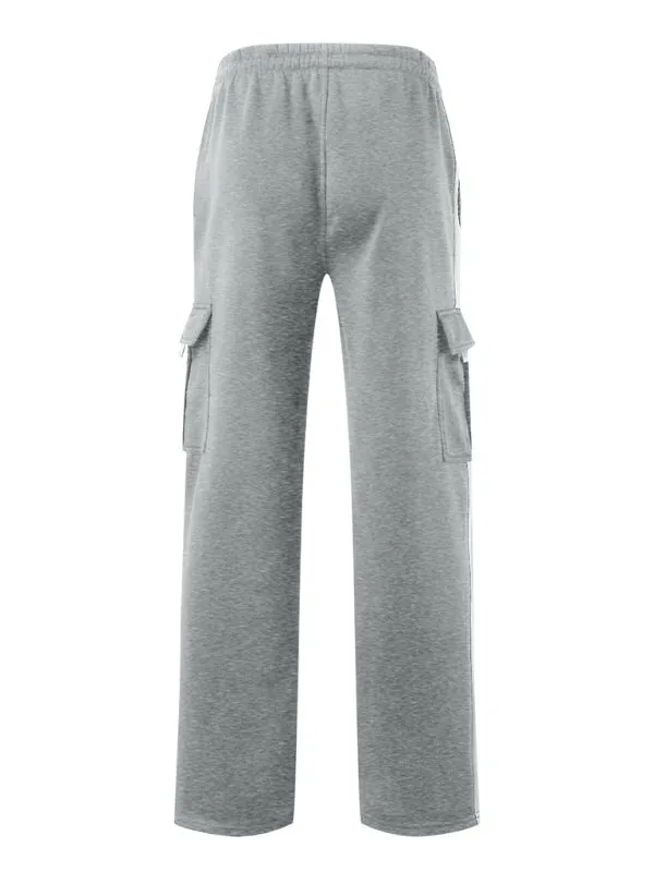 Men's Loose Multi-pocket Lanyard Pants