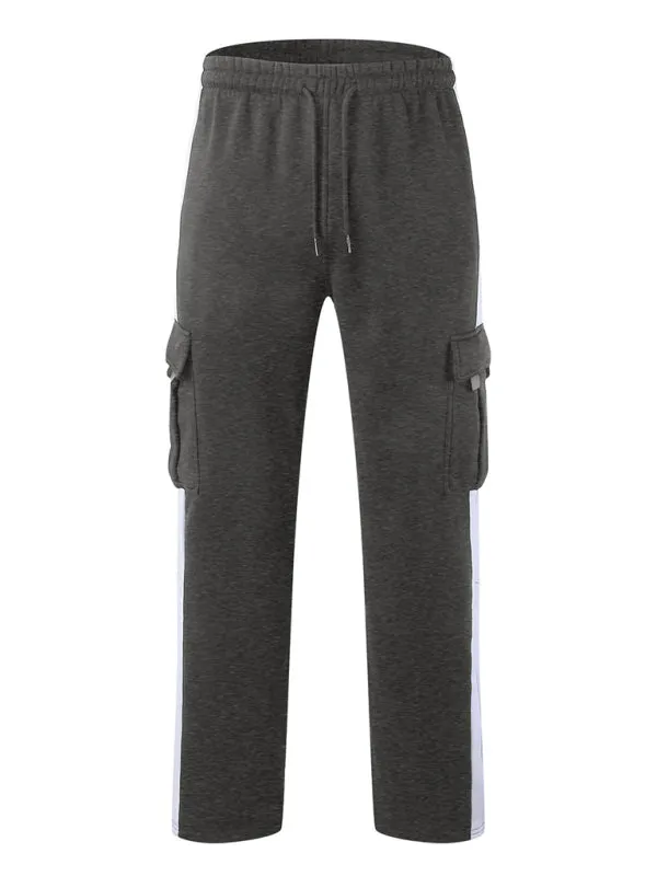 Men's Loose Multi-pocket Lanyard Pants
