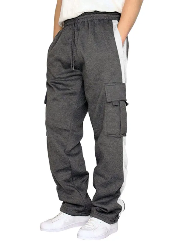 Men's Loose Multi-pocket Lanyard Pants