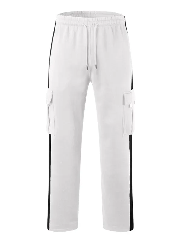Men's Loose Multi-pocket Lanyard Pants