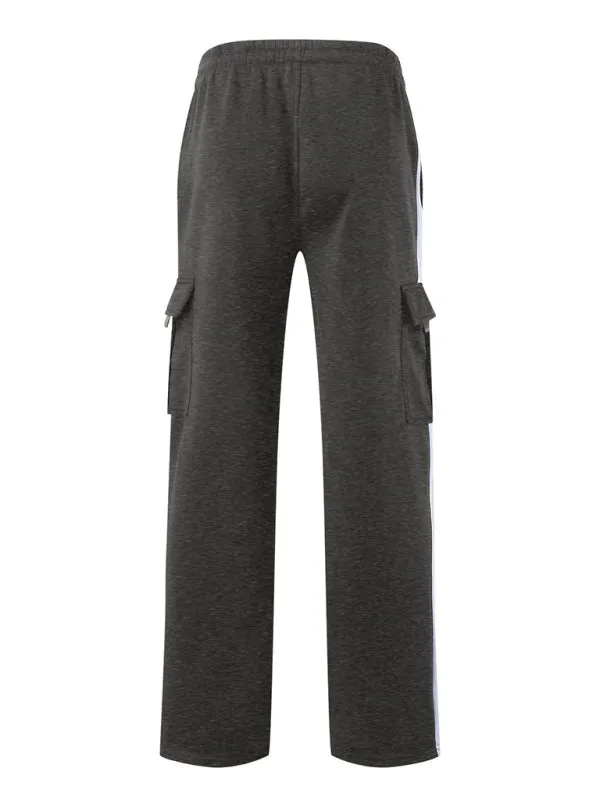Men's Loose Multi-pocket Lanyard Pants