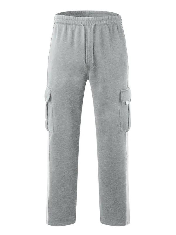 Men's Loose Multi-pocket Lanyard Pants