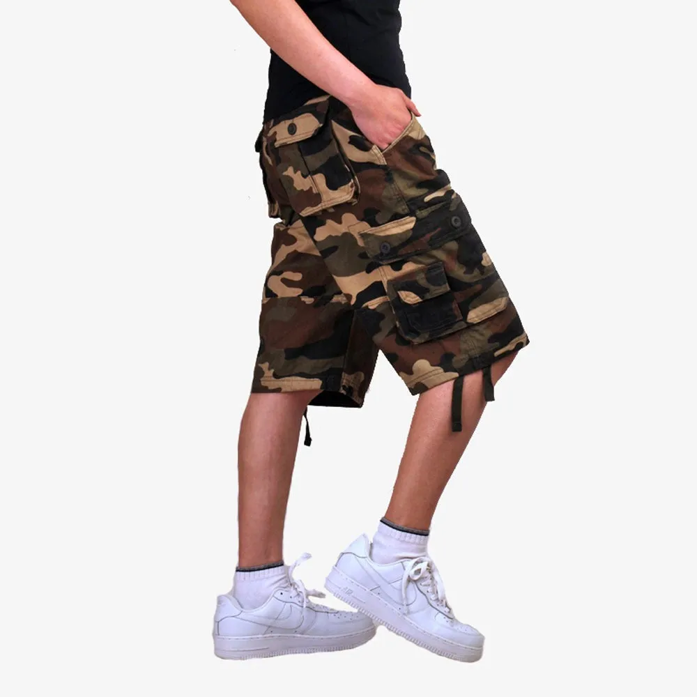 Men's Multi Pocket Cargo Shorts