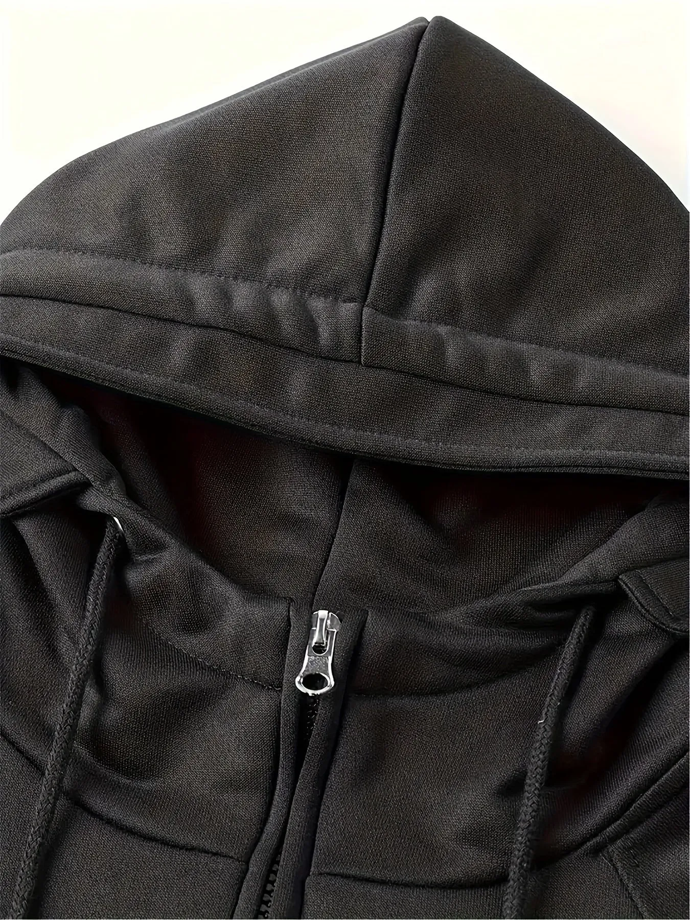 Men's Solid Color Multi Pocket Sweatshirt Hoodie