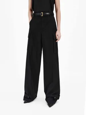 Relaxed Cotton Cargo Pants