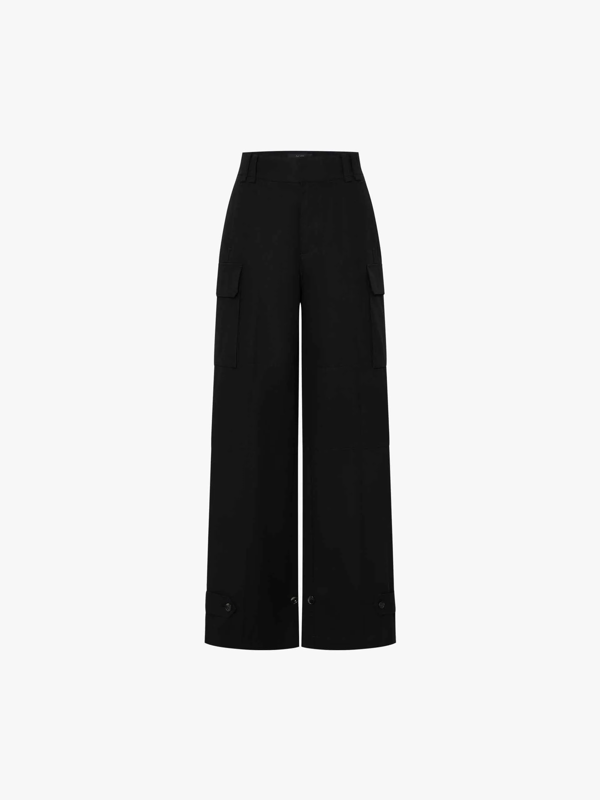 Relaxed Cotton Cargo Pants