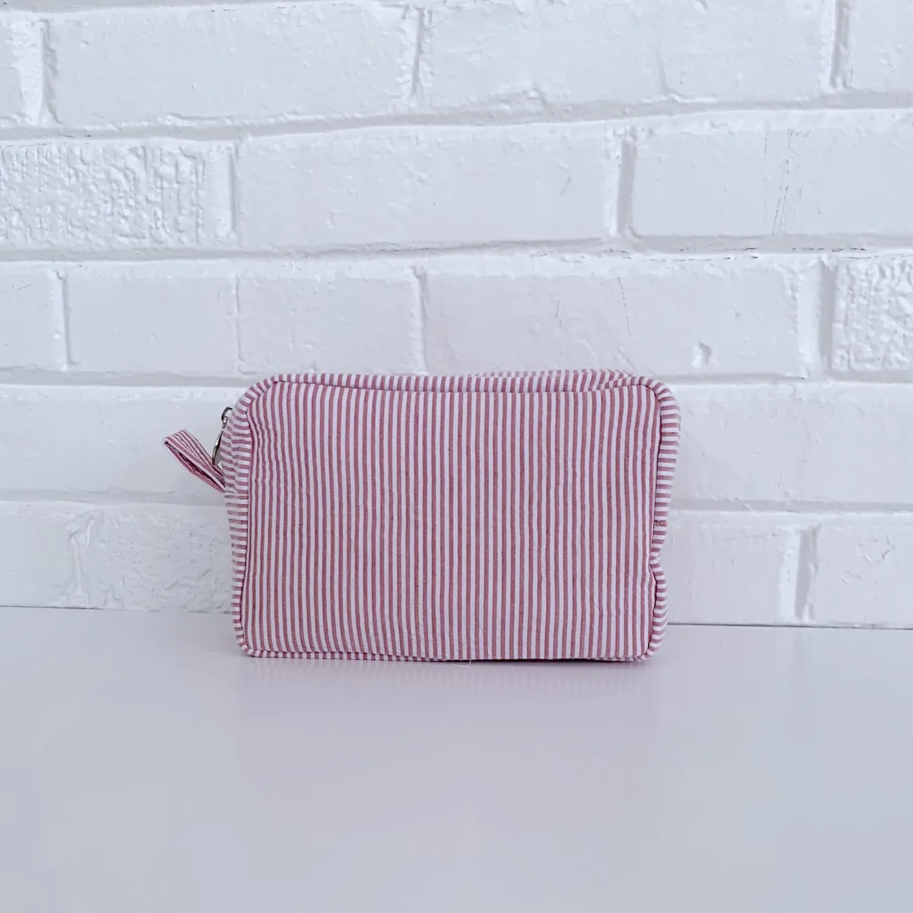 Seersucker Everything Bag
