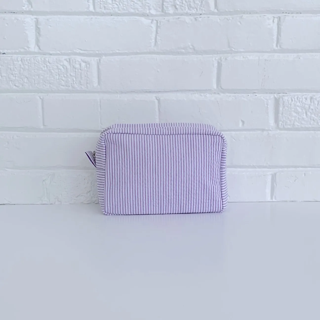 Seersucker Everything Bag